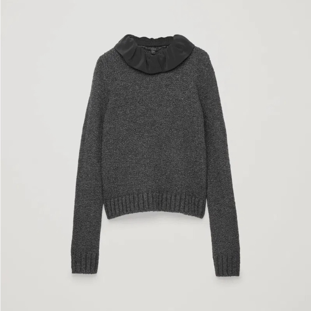 COS Removable-Collar Wool Jumper